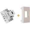 Fanton caricatore 1 USB-C 3A Ricarica rapida 18W da incasso Compatibile ABB Mylos Bianco - 82901