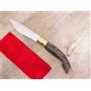 ladymsardegna COLTELLO ARTIGIANALE SARDO 25 CM arburesa lama 11 cm MANICO corno di muflone