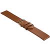 MAST MILANO 20A05RG-L - Cinturino in pelle marrone caramello per orologio da uomo 20 mm con fibbia oro rosa