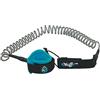 Skiffo Leash Coiled Adulti Unisex, Blu, 8 mm