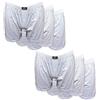 Fontana Calze & Intimo 12 Pezzi di Boxer Uomo in Cotone 100% con Apertura e Bottone (Bianco, 8 (TG 58))