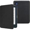DMluna Custodia per Kobo Clara Colour/Clara BW/Clara 2E, Tolino Shine Colour/Shine 5/4 - Cover Protettiva Funzione Auto Wake/Sleep - Pelle Sintetica Premium, Antigraffio, Anticaduta, Nero