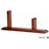 Supporto in legno per pistola replica originale COLT revolver confederato DENIX