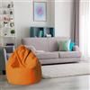 Talamo Italia Dmora Pouf Poltrona a Sacco, Rivestimento in Cotone, 60 x 50 x 80 cm