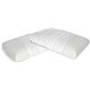 Talamo Italia - Set di 4 Cuscini per letto, 100% Made in Italy, Guanciale sfoderabile a saponetta in Memory Foam forato, Anallergico e Traspirante, 70x40xh16 cm