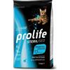 Prolife Cat Sterilised Grain Free Cibo Secco Per Gatti Adulti Sogliola E Patate 1,5kg