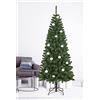 Dmora - Albero di Natale Edimburgo, Albero artificiale extra folto, Albero effetto reale in PVC, 948 rami, Altezza cm 240