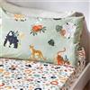 furn. little furn. - Lenzuolo con angoli elasticizzati, motivo: animali selvatici