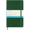Moleskine Classic Notebook, Taccuino con Pagine Puntinate, Copertina Rigida e Chiusura Elastica, Formato Large 13 x 21 cm, Colore Verde Mirto, 240 Pagine