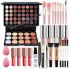 CHSEEO Kit per il Trucco di Bellezza, Set di Trucchi Completo Trousse di Trucchi Palette Ombretti Correttore Fard Cosmetics Astuccio per il Trucco Palette Trucchi per Cosmetici Occhi, Viso e Labbra #4