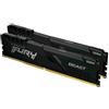 KINGSTON FURY BEAST KIT MEMORIA RAM 2x16GB TOT 32GB 3.200MHz TIPOLOGIA DIMM TECNOLOGIA DDR4