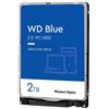 WESTERN DIGITAL BLUE HDD INTERNO 2.000GB SATA III FORMATO 2.5" 5.400rpm GARANZIA ITALIA (WD20SPZX)