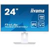 IIYAMA PROLITE XUB2492HSU-W6 23.8" LED FULL HD IPS 250 CD/mq 1300:1 0.4ms 100Hz ALTOPARLANTI HDMI DISPLAYPORT BIANCO