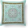 Doge Milano Cuscino con stampa digitale, 100% Made in Italy, Cuscino decorativo da divano, sfoderabile e lavabile, Modello Hermes - Lois, cm 40x40x5