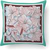 Doge Milano Cuscino con stampa digitale, 100% Made in Italy, Cuscino decorativo da divano, sfoderabile e lavabile, Modello Hermes - Llucia, cm 40x40x5