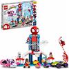 LEGO Marvel Spidey e i Suoi Fantastici Amici, I Webquarters di Spider-Man con Macchina Giocattolo, Miles Morales e Green Goblin, Giochi per Bambini e Bambine da 4 Anni, Idee Creative 10784
