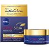NIVEA VITAL Soia Anti-Age - Cura notturna rassodante (50 ml), idratante, con estratto di soia naturale, cura rigenerante per la pelle attiva durante la notte