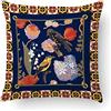 Doge Milano Cuscino con stampa digitale, 100% Made in Italy, Cuscino decorativo da divano, sfoderabile e lavabile, Modello Hermes - Lisha, cm 40x40x5