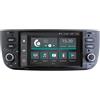 Jf Sound car audio system Autoradio Custom Fit per Punto Evo Android GPS Bluetooth WiFi Dab USB Full HD Touchscreen Display 6,2