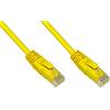 Link LK6AU005Y Cavo Rete CATEGORIA 6A Non SCHERMATO UTP AWG24 Colore Giallo HALOGENFREE MT 0,5