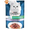 Purina Cat Gourmet Perle Filettini in Salsa con Vitello e Verdure - Confezione da 85 Gr