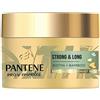 Procter & Gamble Pantene Miracles Strong & Long Keratin Hair Mask With Bamboo & Biotin aiuta a ridurre la caduta dei capelli. Trattamento dei capelli per capelli danneggiati, 160ml