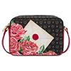 Pollini DONNA BORSA A TRACOLLA HERITAGE TE8414PP03Q Nero 4700A STAMPA MY AMORE/VI.ROSSO