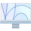 Apple iMac 24" Retina 4.5K: CPU Apple M1 chip 8-core / GPU 7-core / Ram 8GB / HD 256GB - Blu