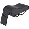 OUKENS Cuscino per bracciolo, copri bracciolo universale in pelle per auto in memory foam, copri tappetino per auto con tasca per cellulare