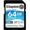 KINGSTON TECHNOLOGY MICRO SDXC KINGSTON Canvas Go! Plus 64 GB