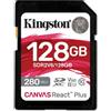 KINGSTON TECHNOLOGY MICRO SDXC KINGSTON Canvas React Plus 128 GB