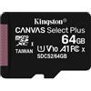 KINGSTON TECHNOLOGY MICRO SDXC KINGSTON Canvas Select Plus 64 GB