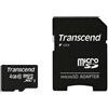 TRANSCEND MICRO SDHC TRASCEND Card 4 GB