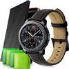 Generic Cinturino in pelle per 22mm, compatibile per Samsung Galaxy Watch 46 mm Cinturino orologio, Soft Quick release Bracciali di ricambio compatibili con Galaxy Watch 3 45mm /Gear S3 Frontier Classic