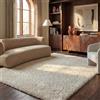 SAFAVIEH Tappeto Shag per Soggiorno, Sala da pranzo, Camera da letto - Milan Shag Collection, A Pelo Lungo, Avorio, 155 X 244 cm