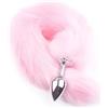 BONDAGERIE® Pixie Pink - Coda con Plug in Acciaio Taglia: M