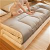 Generic Materasso futon pieghevole giapponese spesso, per letto matrimoniale, singolo, con materassino per gli ospiti, materasso da pavimento