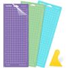 Lya Vinyl Cricut - Confezione da 3 tappetini da taglio assortiti per macchina Cricut, accessori Cricut (StandardGrip, LightGrip, StrongGrip)