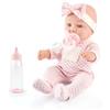 eDollable Set di Bambole Neonato Realistico da 30 cm in Scatola Regalo Include Ciuccio, Biberon e Copertina Morbida, Giocattolo Bambola Neonato per Bambine Piccole