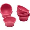 Lurch FlexiForm 83021 - Set di 6 mini sfere per cuocere torte a forma di pentole, palline, coccinelle e molto altro ancora, in silicone di alta qualità, senza BPA, 100% silicone di cotone