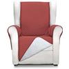 Martina Home Milano Copridivano imbottito 1 Posto/Relax - Rosso/Grigio