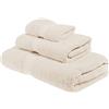 Superior - Set di Asciugamani, Cotone Egiziano, Crema, 900 g, 3 Pezzi