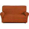 Corredocasa Copripoltrona, Copridivano 2 posti, 3 posti, 4 posti Imperiale in Tessuto Elasticizzato e Resistente Disponibile in vari Colori (Arancio, 3 Posti)
