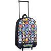 Pokemon Valigia per Bambini, Valigia Trolley Bagaglio a Mano Bambino 39 cm, 10L, 2 Ruote, Chiusura Zip (Nero Aop)