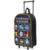 Pokemon Valigia per Bambini, Valigia Trolley Bagaglio a Mano Bambino 39 cm, 10L, 2 Ruote, Chiusura Zip (Nero/Multi)