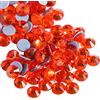 BEADSLAND Hotfix Strass, 1440pz Flatback Cristallo Strass per Artigianato Decorazione Fai da Te, Arancione, SS16, 3.8-4.0mm