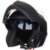 JIEKAI Casco Modulare Apribile Moto Touring Sport Visiera Parasole ECE Caschi (Nero Opaco, XL)