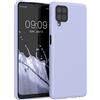 kwmobile Custodia Compatibile con Samsung Galaxy A12 Cover - Back Case per Smartphone in Silicone TPU - Protezione Gommata - lavanda pastello