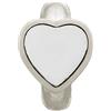 endless Jewelry Endless - Cuore in smalto argento fascino, argento, colore: White, cod. 41200-1