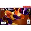 LG OLED evo 55'', Serie G4 2024, OLED55G45LW, Smart TV 4K, Design One Wall, Processore α11, Brightness Booster Max, 60W, Dolby Vision, Wi-Fi 6, 4 HDMI 2.1 4K@144Hz, GSYNC, VRR, ThinQ AI, webOS 24